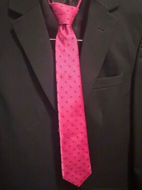 BOYS Bright Pink Class Club Adjustable Neck Tie